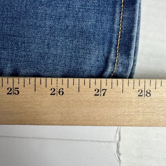 Not Your Daughters Jean Women Plus 41x27* High Rise Straight Blue Denim Tag 20WT - Picture 12 of 16